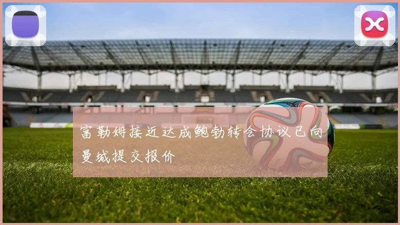 富勒姆接近达成鲍勃转会协议已向曼城提交报价